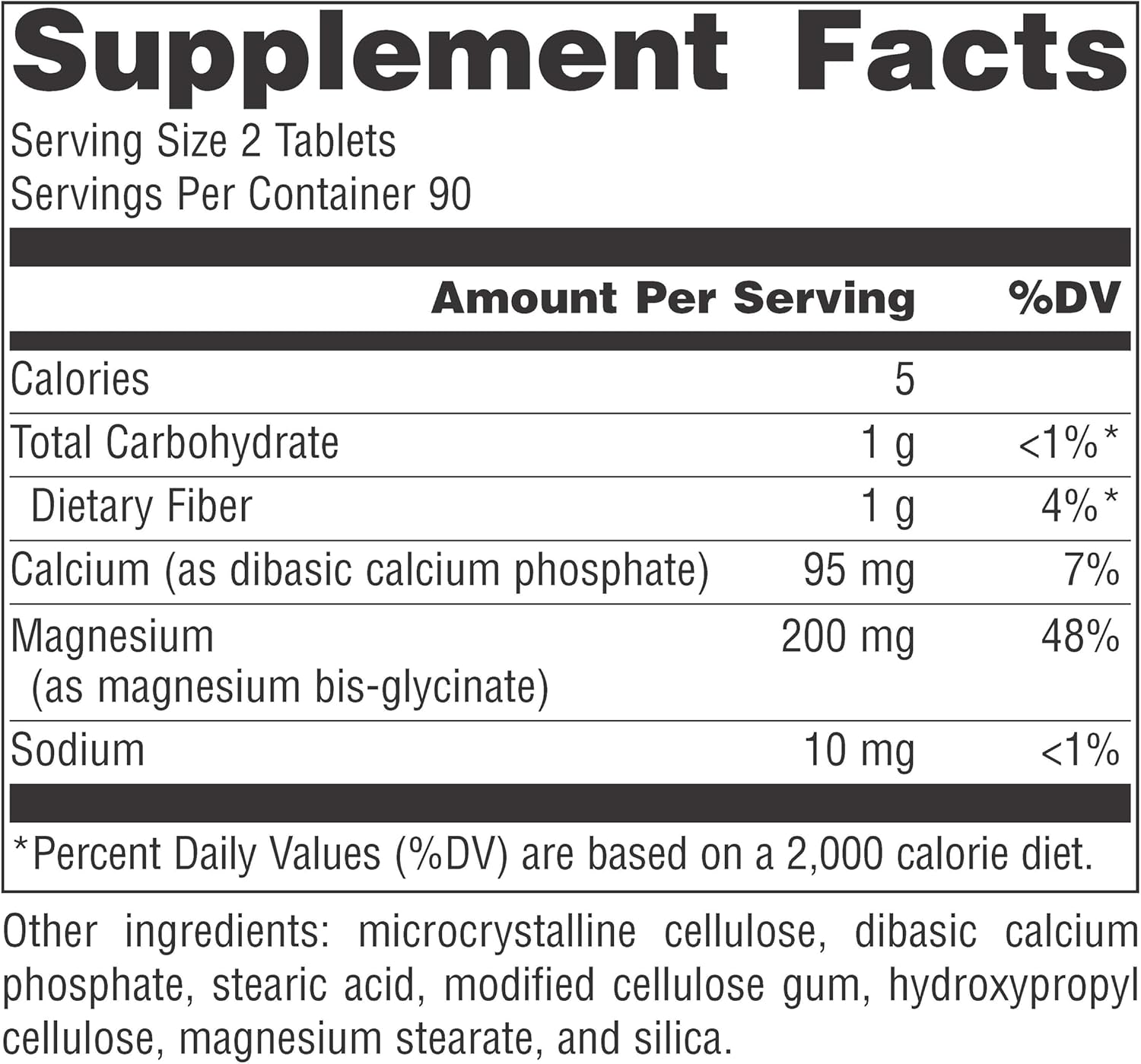 Natural Calm Energy: Source Naturals Magnesium Glycinate Tablets for Heart & Bone Support - 180 Count