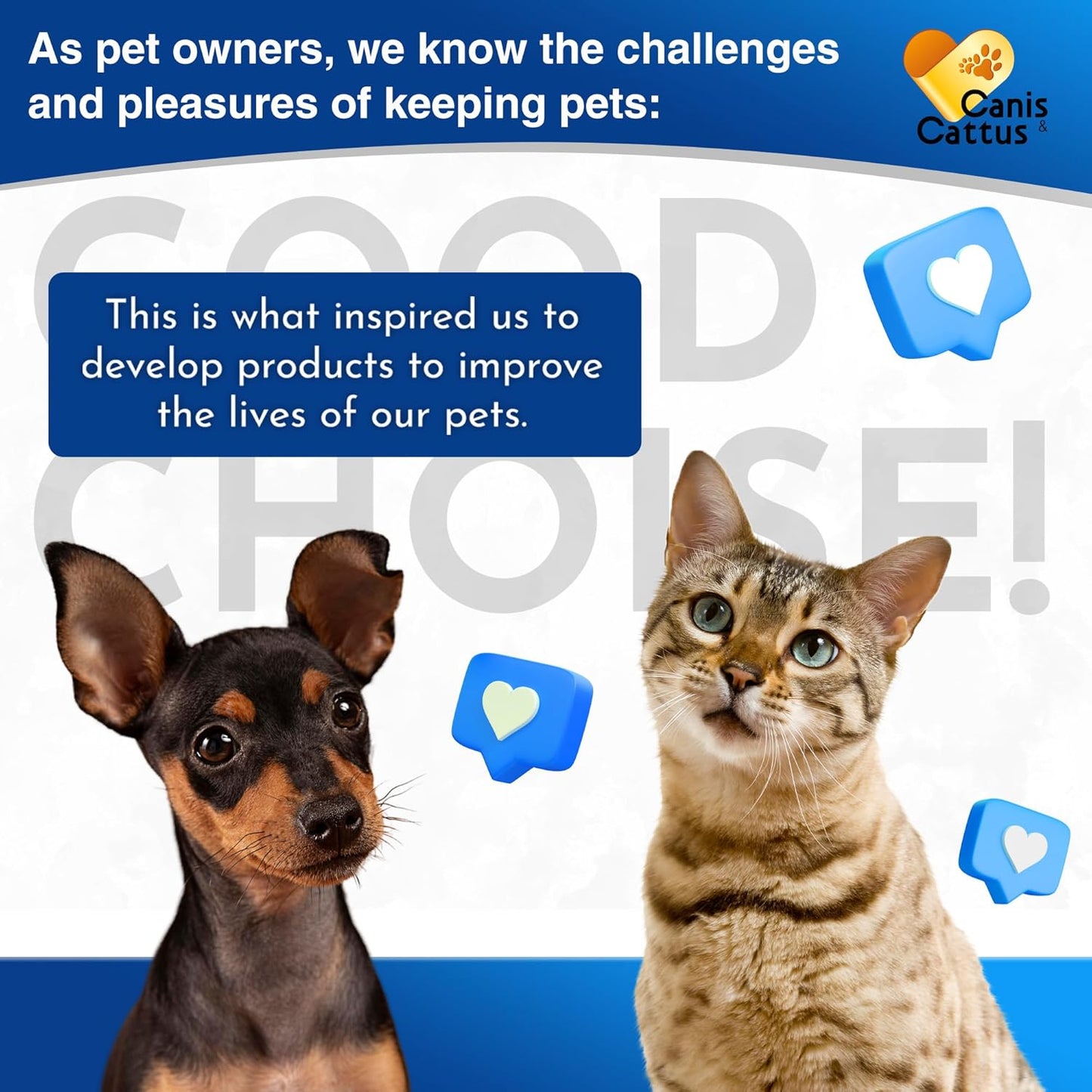 Natural Canis&Cattus Dog and Cat Cough Drops for Allergies and Respiratory Support - 2 Oz Bottle