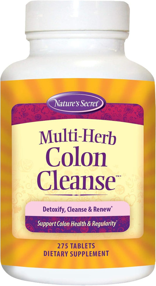 Natural Colon Cleanse with Multiple Herbs, 275 Tablets