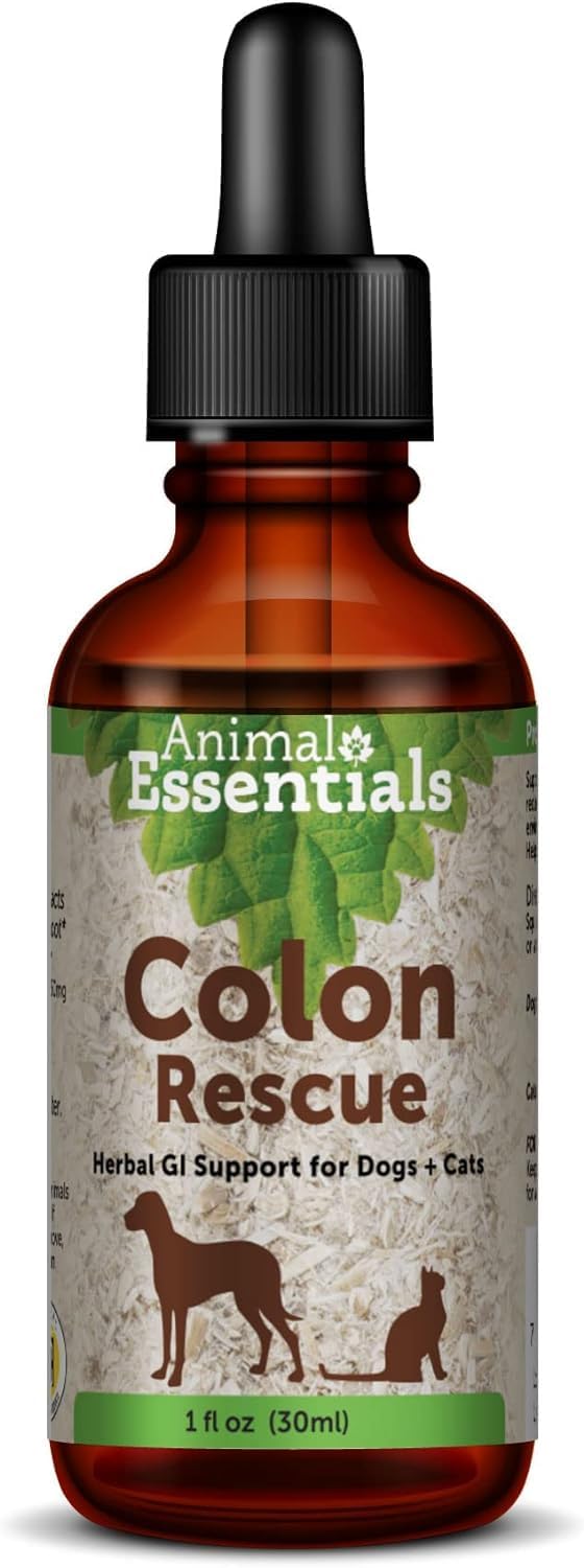 Natural Constipation Relief for Dogs & Cats - Stool Softener with Slippery Elm, Marshmallow Root, Licorice Root - 1 Fl Oz