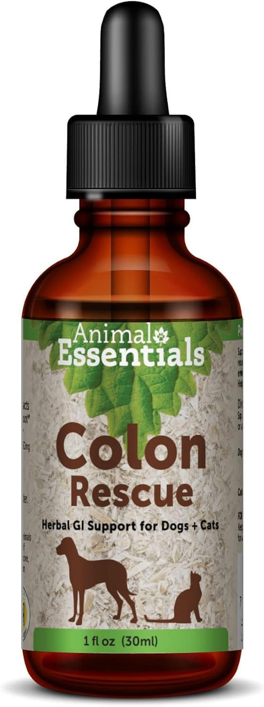 Natural Constipation Relief for Dogs & Cats - Stool Softener with Slippery Elm, Marshmallow Root, Licorice Root - 1 Fl Oz