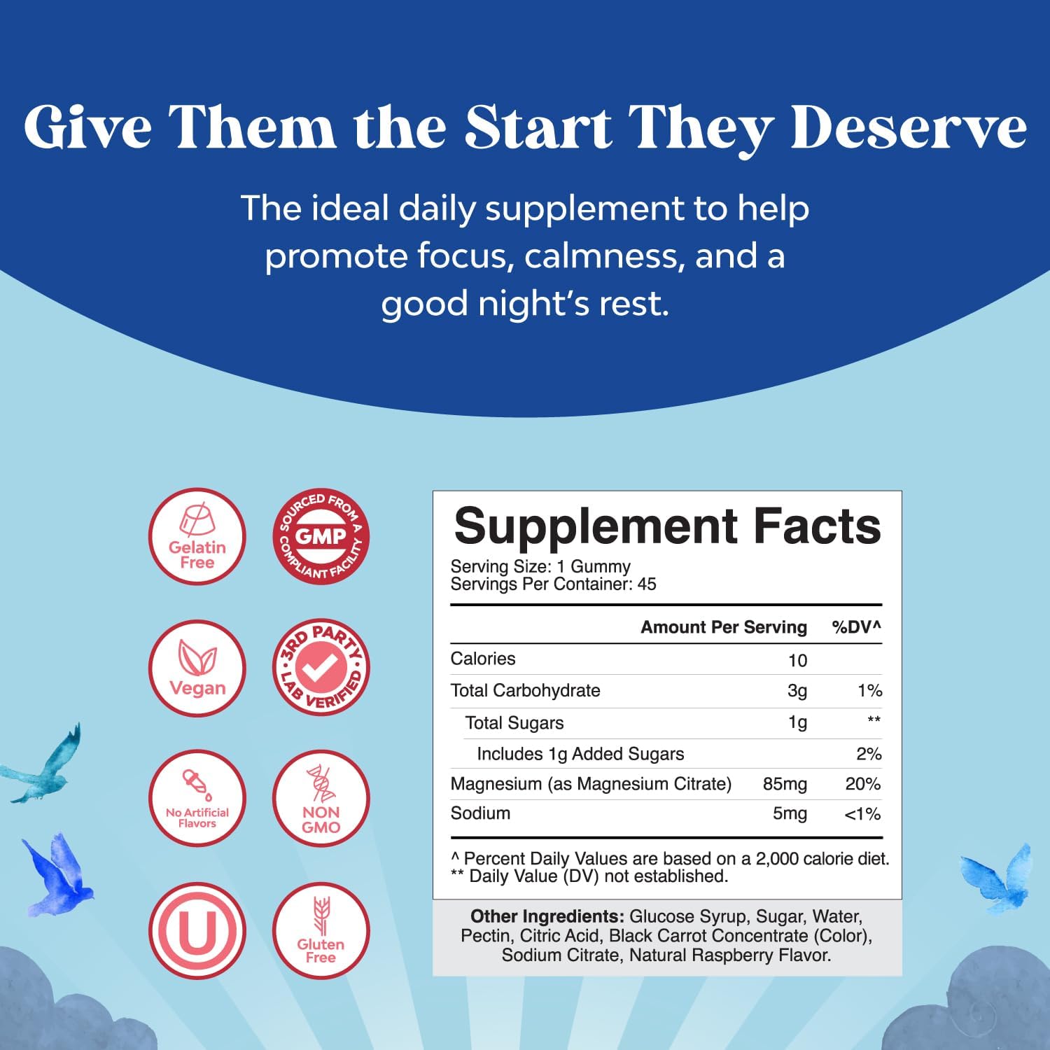 Natural Craft Kids Magnesium Gummies - Tasty Nerve, Bone, and Muscle Health Support - 85mg Elemental Magnesium - Daily Wellness Formula - BoostGo Australia