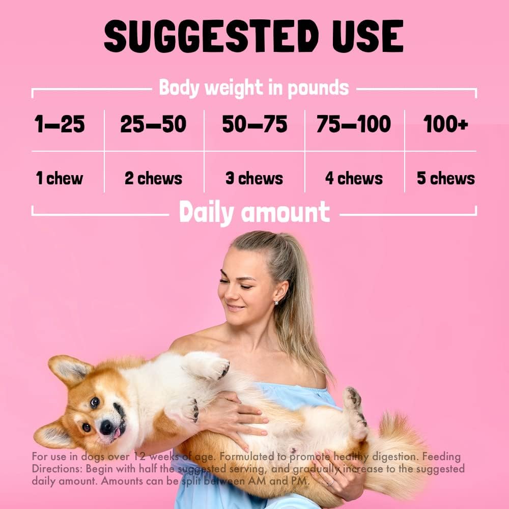 Natural Cranberry UTI Chews for Dogs - Kidney & Urinary Tract Health - Immune System Support - 30 Chews