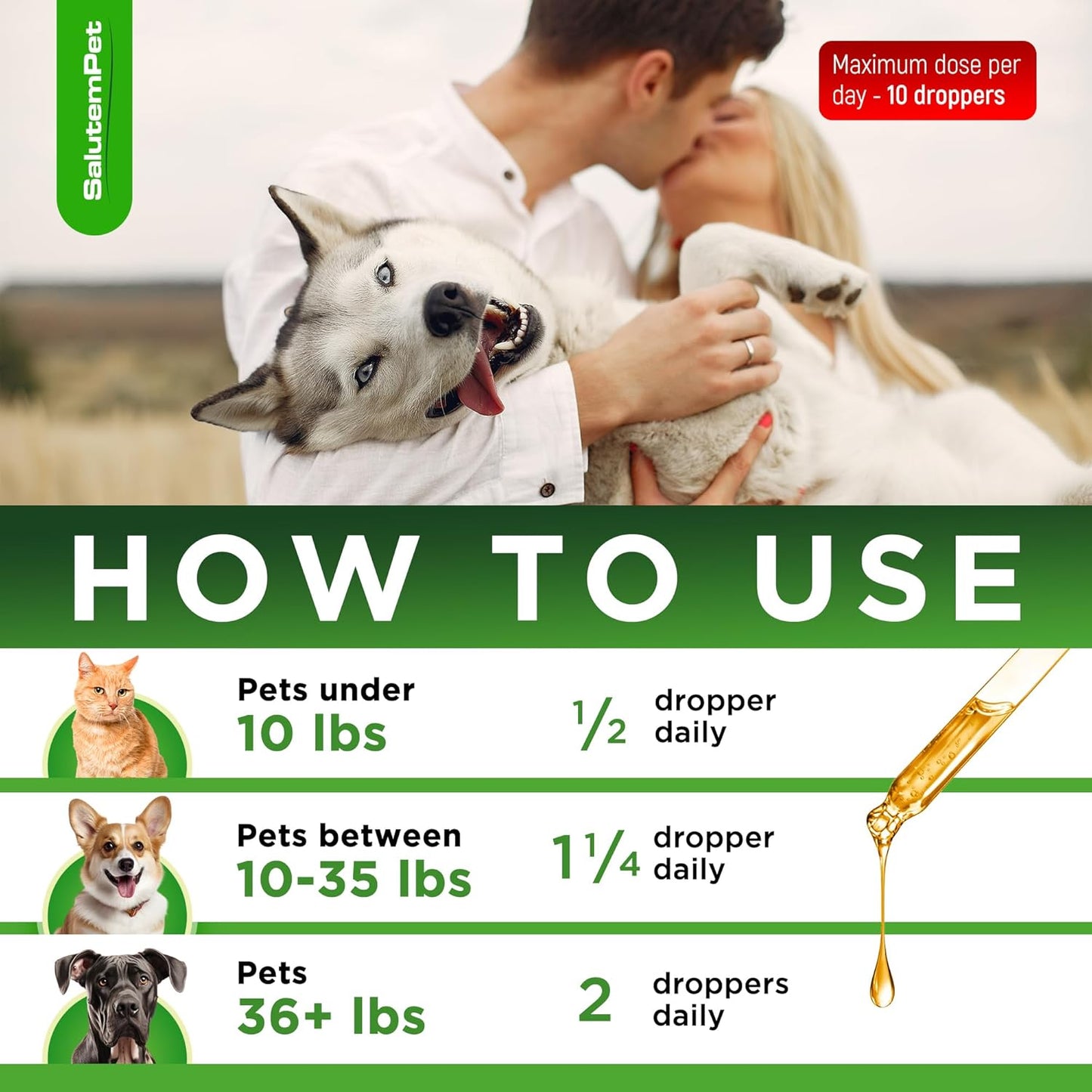 Natural Drops for Cats & Dogs | Antibiotics for Healthy Pets | Supports Urination, Digestion & Bones | Allergy Relief | 2 Oz Bottle