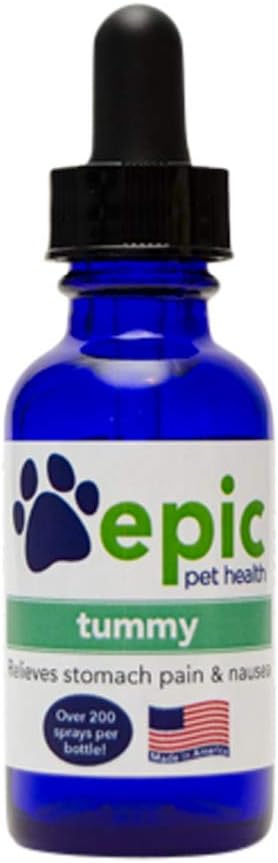 Natural Electrolyte Pet Supplement for Stomach Pain and Nausea - Odorless Relief (1 oz Dropper)