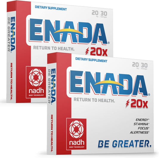 Natural Energy Boost Supplement with 20mg NADH | Enhance Energy, Focus, Stamina | Supports Fatigue, Cell Regeneration | 60 Lozenges for Men and Women