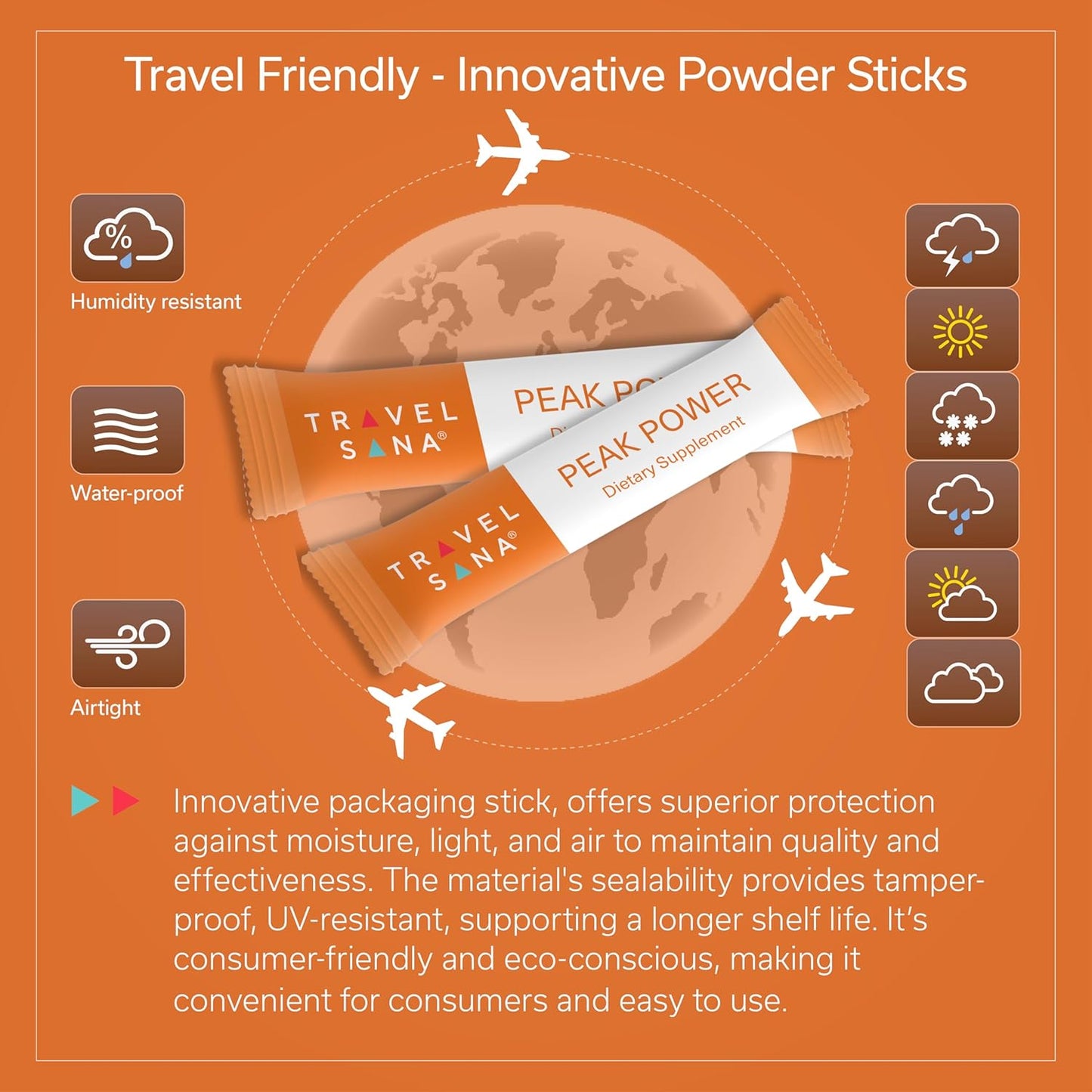 Natural Energy Booster with Mango Leaf Extract | Supports Focus and Clarity | Caffeine-Free Performance Enhancer | Fast-Acting | 10 Sticks