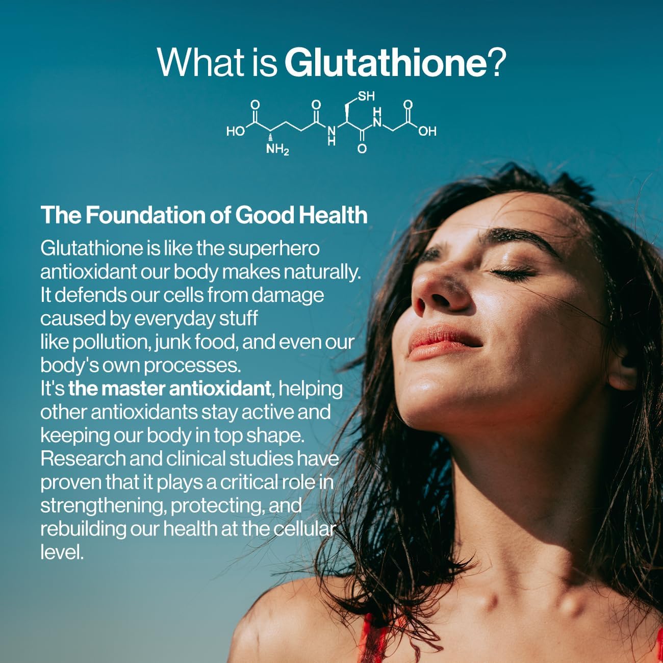 Natural Energy Boosting Supplement with Immunocal - Coffee, Green Tea, and Guarana Caffeine Sources for Focus and Alertness - Nrf2 Activator - Gluten and Sugar Free - 30 Servings