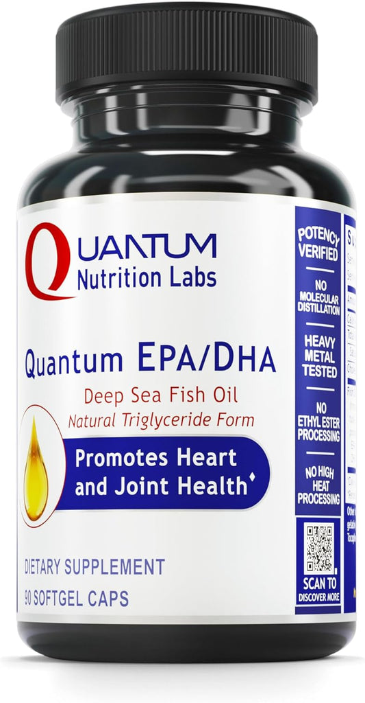Natural EPA DHA Fish Oil Softgels - Omega 3 Supplement for Women & Men - 90 Softgel Capsules