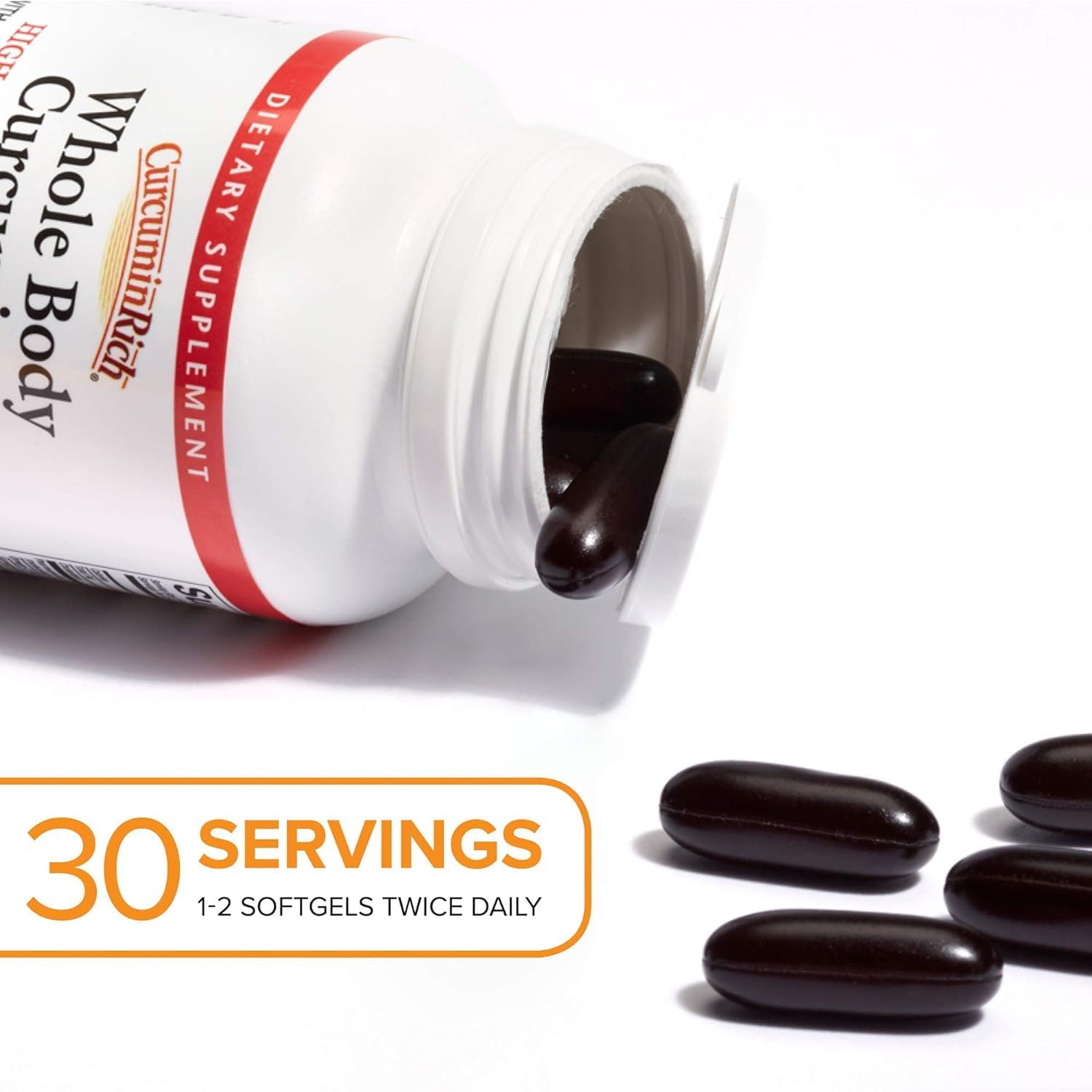 Natural Factors CurcuminRich Whole Body Curcumizer with Omega-3 EPA and DHA - 60 Softgels