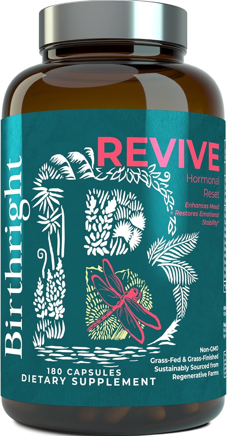 Natural Female Hormone Support for Energy, Fertility, Menstrual Cycle, Ovulation, Pregnancy, and Menopause - Liver, Kidney, Magnesium, Red Raspberry Herbal Blend