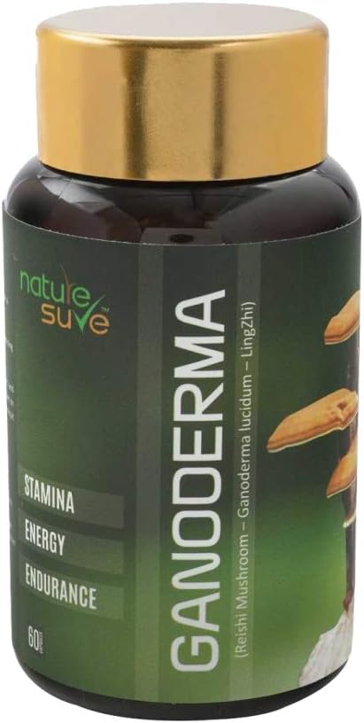 Natural Ganoderma Capsules for Men & Women - 60 Capsules in 1 Pack by Nature Sure™