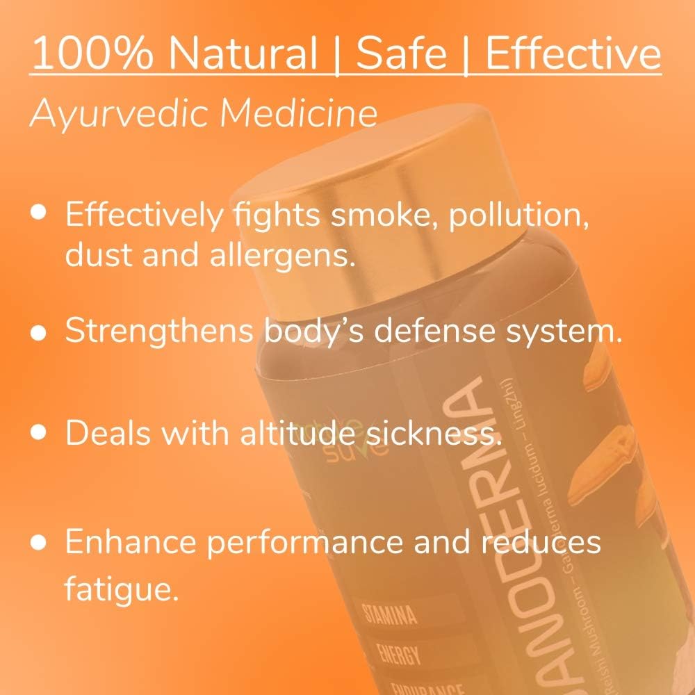 Natural Ganoderma Capsules for Men & Women - 60 Capsules in 1 Pack by Nature Sure™