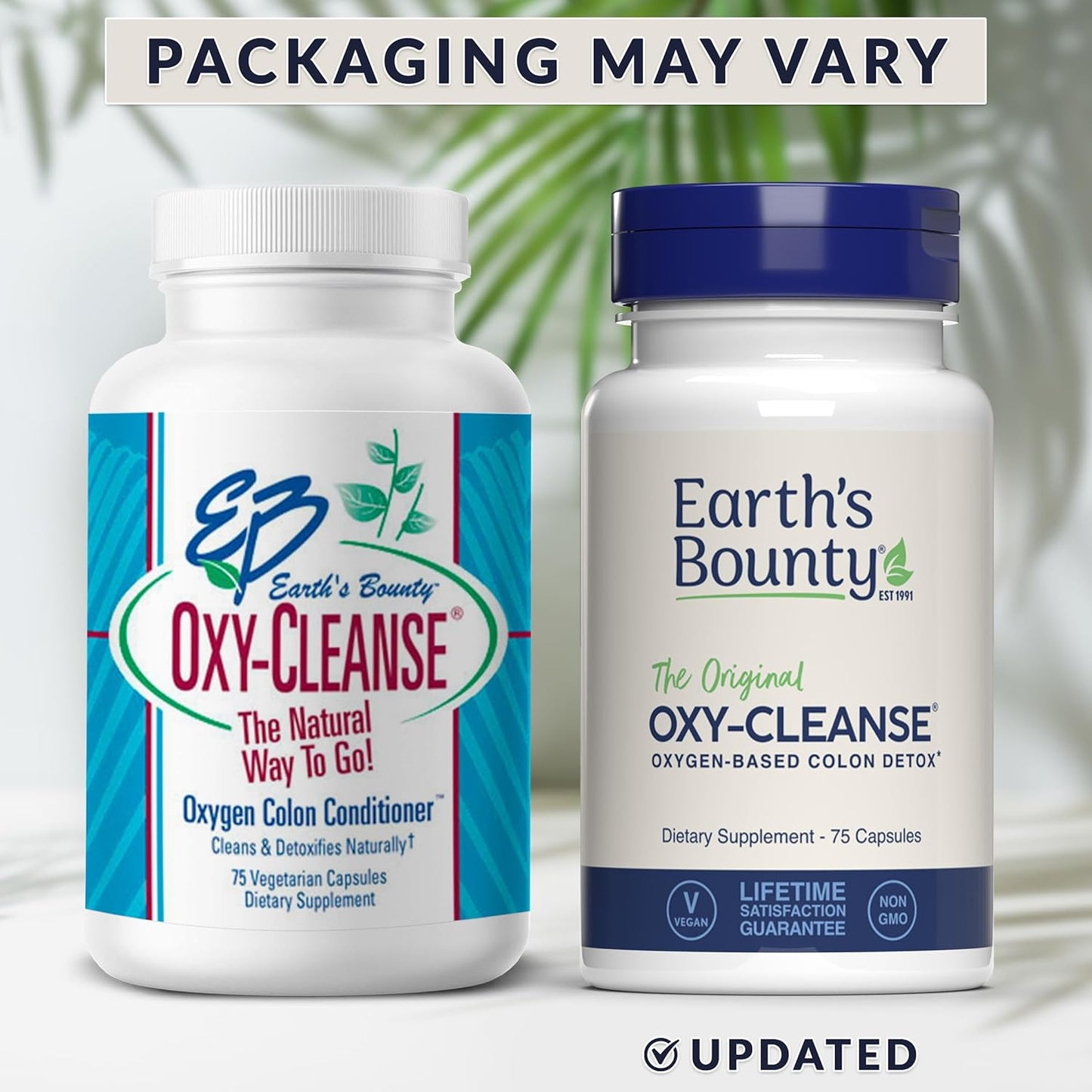 Natural Gentle Colon Cleanse for Digestive Wellness - Constipation Relief - Oxy-Cleanse Colon Conditioner - 75 Capsules (2-Pack)