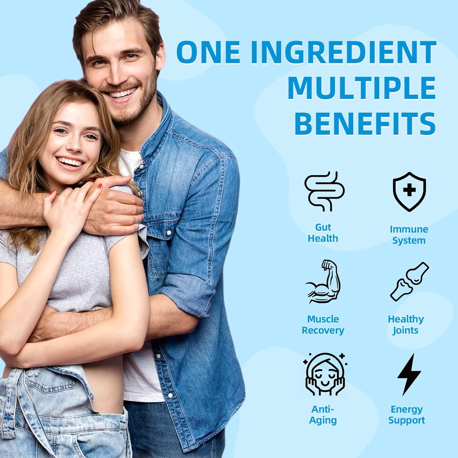 Natural Grass Fed Bovine Colostrum Powder - High IgG Supplement for Immune Support - Easy to Mix - 60 Servings for Kids & Adults