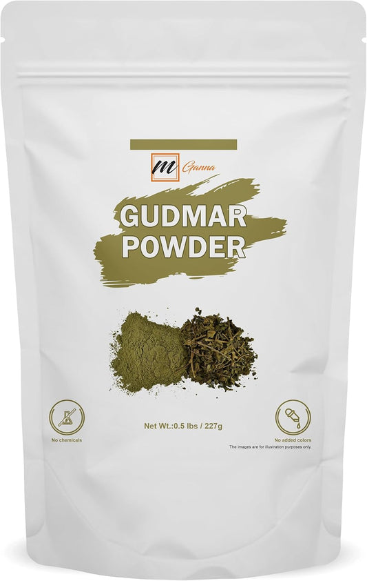 Natural Gudmar Powder 0.5lbs for Health and Skin Care - Gymnema Sylvestre Herbal Supplement 227g