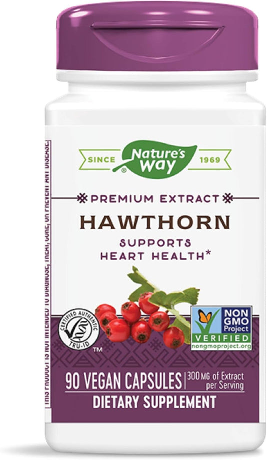 Natural Hawthorn Extract Capsules - 90 Count by Nature's Way