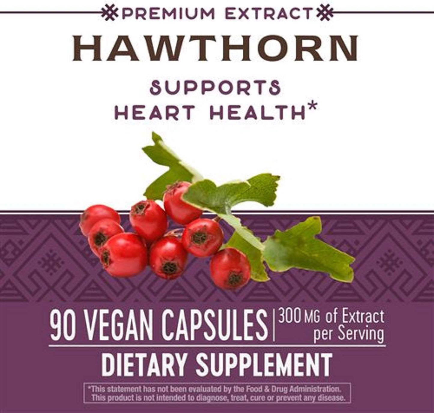 Natural Hawthorn Extract Capsules - 90 Count by Nature's Way