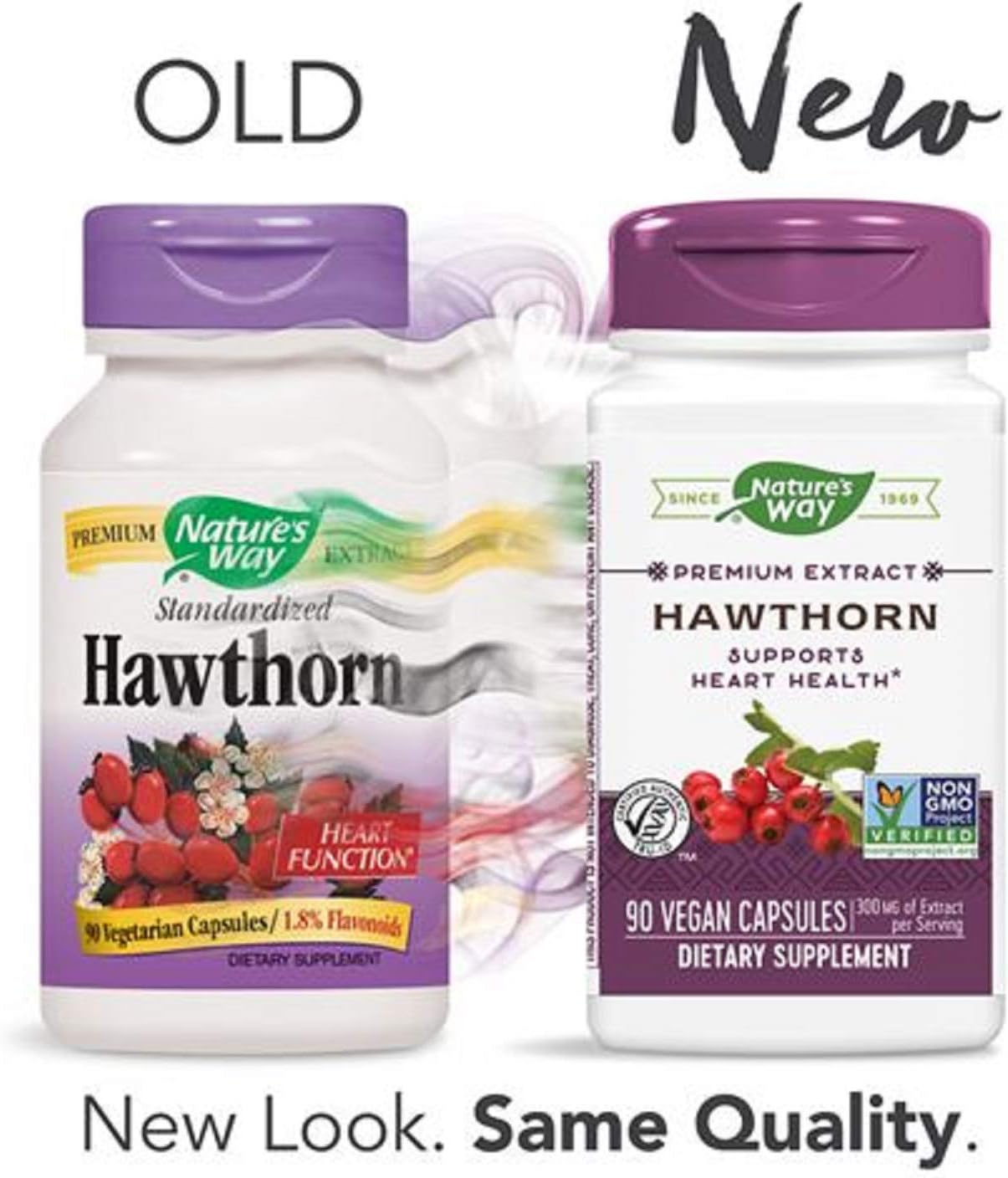 Natural Hawthorn Extract Capsules - 90 Count by Nature's Way