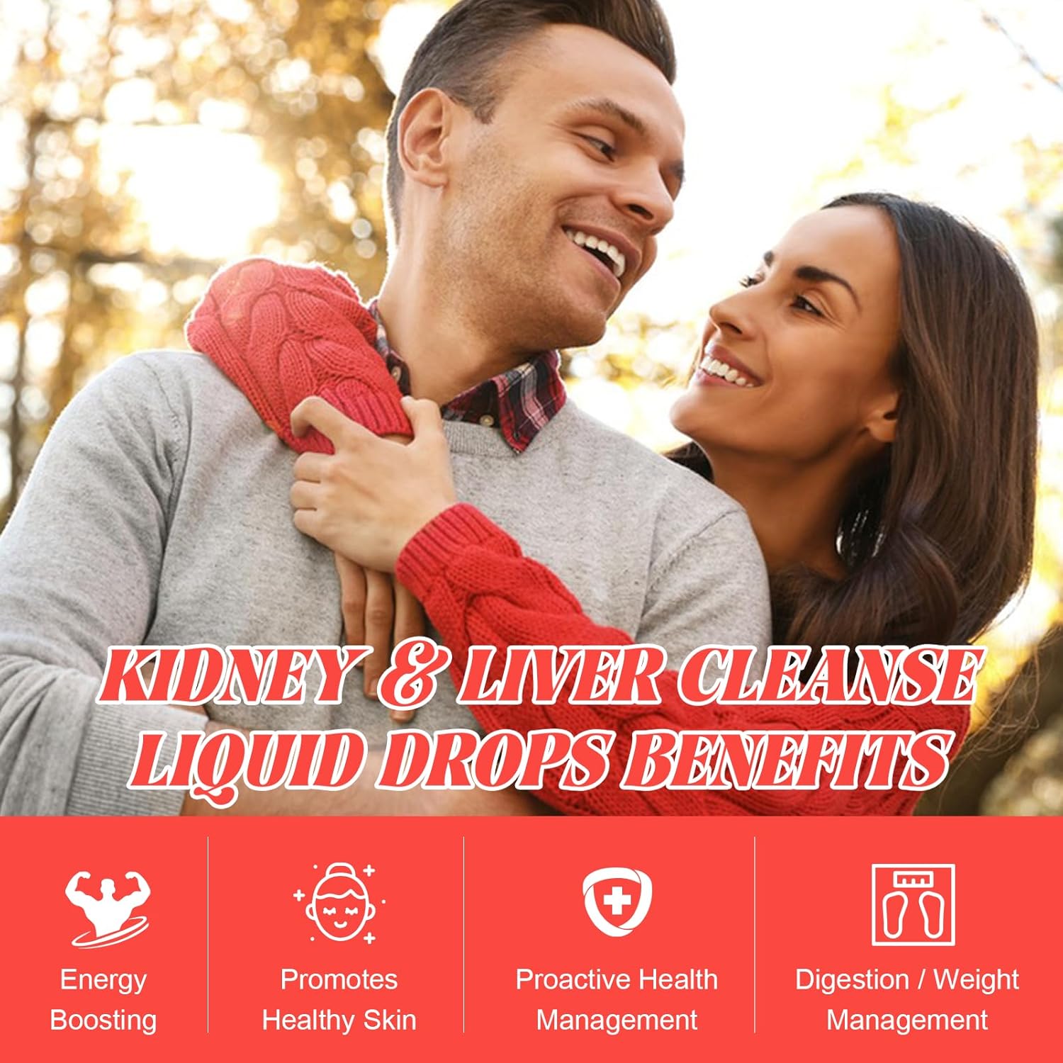 Natural Herbal Kidney and Liver Cleanse Drops with Milk Thistle, Cranberry, Artichoke - 60ml