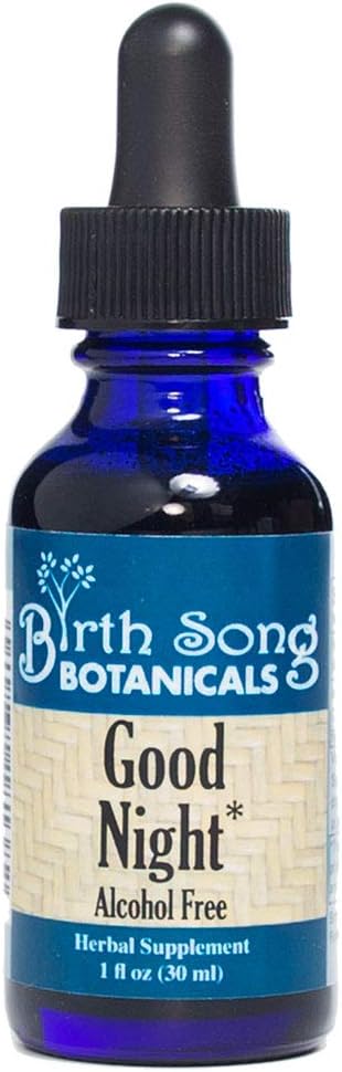 Natural Herbal Sleep Aid Tincture with Valerian Root and Chamomile - 1oz Bottle by Birth Song Botanicals