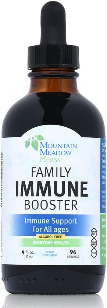 Natural Immune Support Extract with Elderberry and Echinacea for The Whole Family - 4 oz Tincture