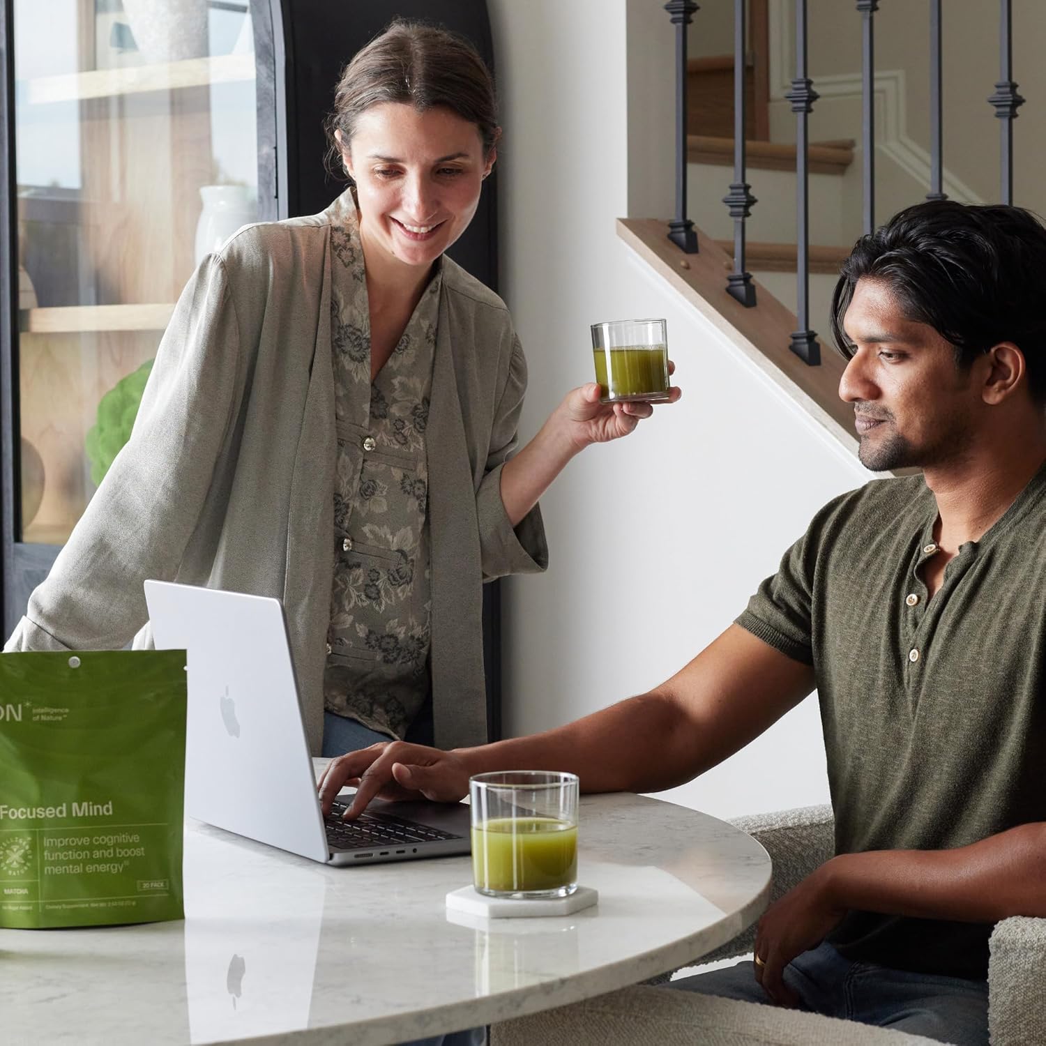 Natural Intelligence + Cognitive Enhancement | Boost Mental Energy & Alertness | Vegan & Gluten-Free | 20 Packets