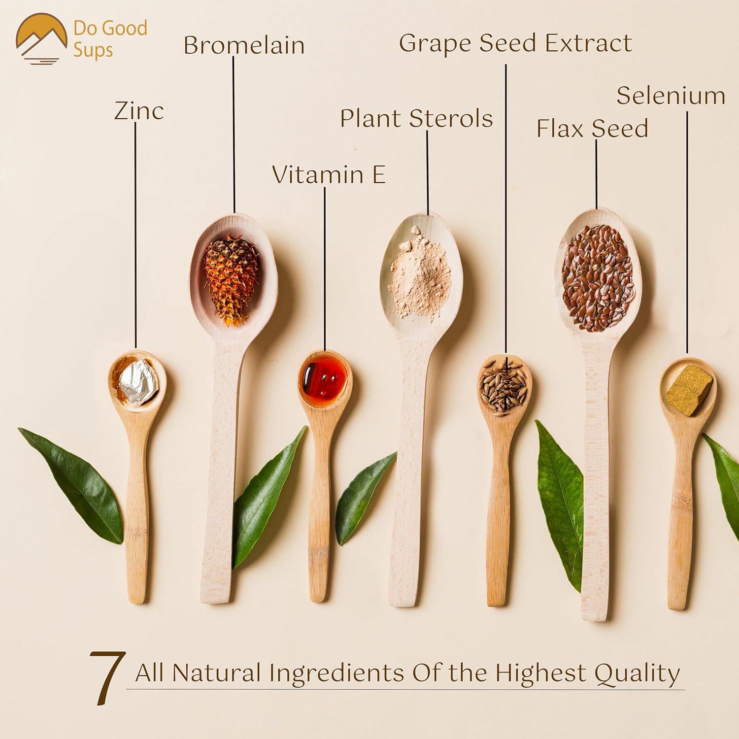 Natural Joint & Muscle Support Supplement for Adults - Allergy Relief with 7 Plant-Based Ingredients incl. Zinc, Vitamin E, & Flax Seed