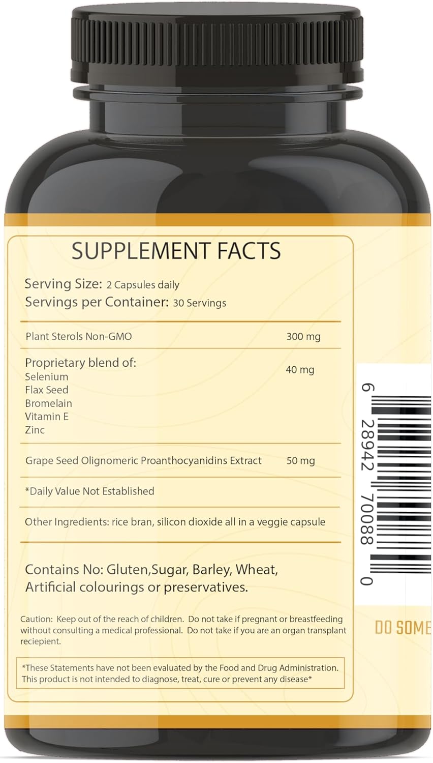 Natural Joint & Muscle Support Supplement for Adults - Allergy Relief with 7 Plant-Based Ingredients incl. Zinc, Vitamin E, & Flax Seed