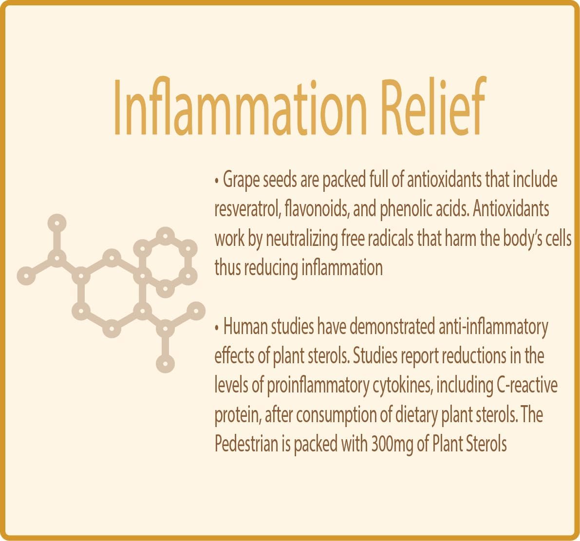 Natural Joint & Muscle Support Supplement for Adults - Allergy Relief with 7 Plant-Based Ingredients incl. Zinc, Vitamin E, & Flax Seed