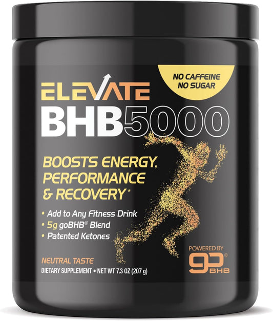 Natural Ketones Nootropic Pre Workout Powder - Sugar Free & Caffeine Free for Enhanced Energy and Focus with Electrolytes (30 Servings)