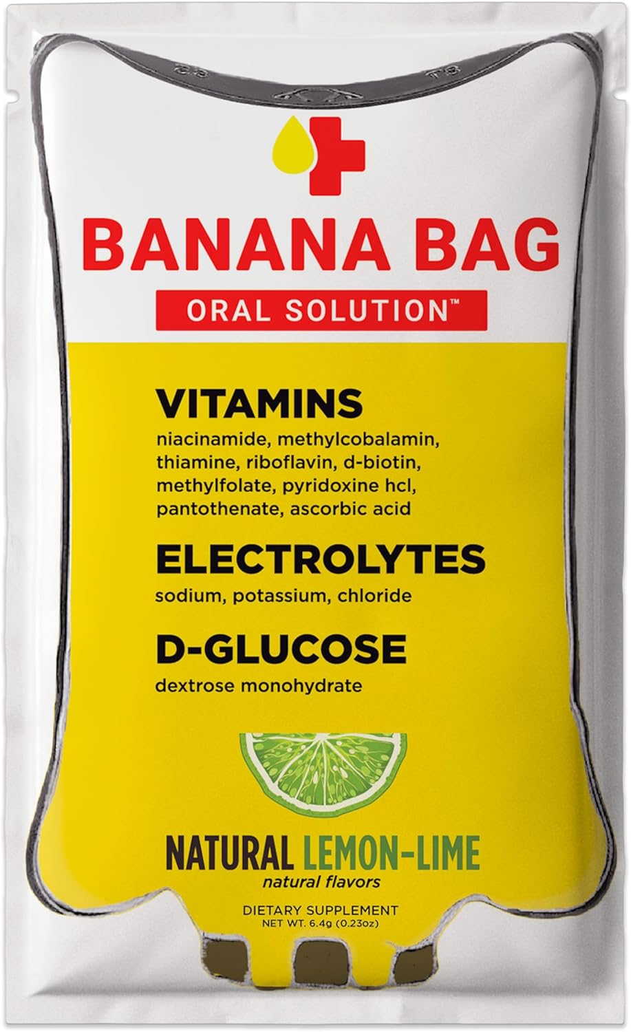 Natural Lemon-Lime Banana Bag Recovery Packets - 30 Packets for Fast Energy Boost and Rehydration - Pharmacist-Formulated with Electrolytes, Vitamin C, and B-Complex - BoostGo Australia