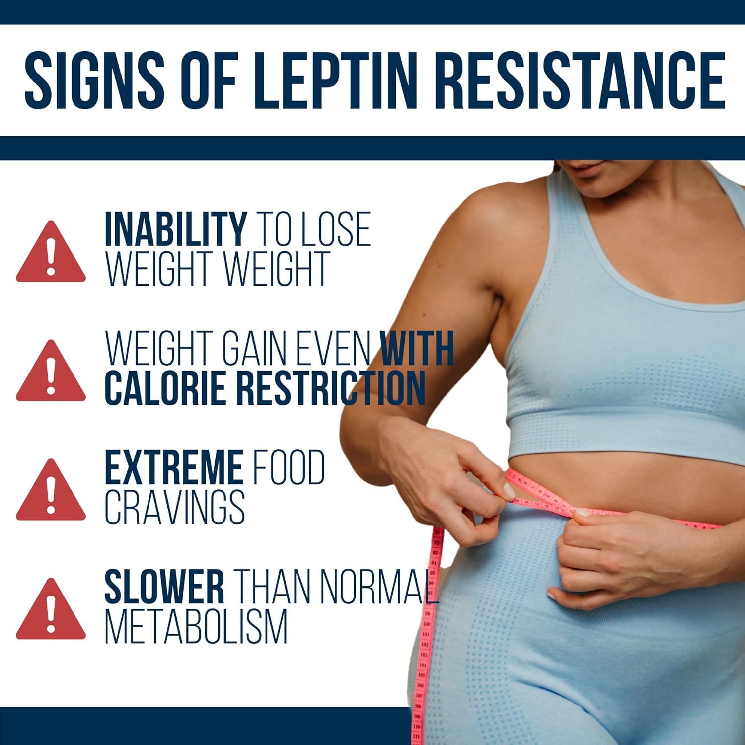 Natural Leptin Sensitizer Support Supplement for Women - Boost Thyroid & Metabolic Health with Glycosaminoglycans & Vitamin C - 60 ct