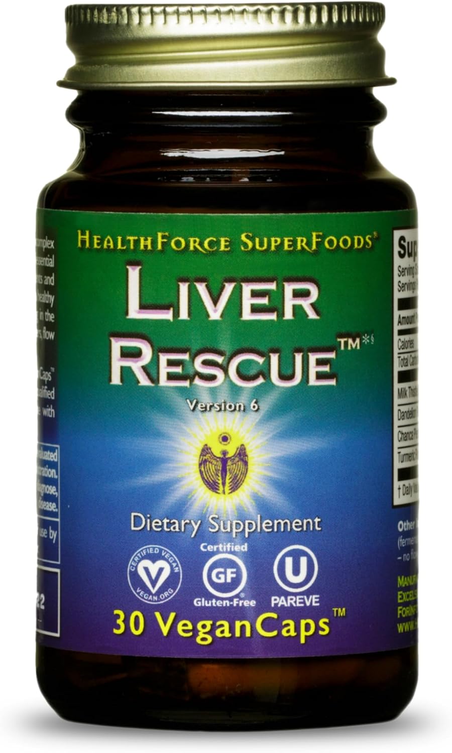 Natural Liver Cleanse Capsules with Milk Thistle & Dandelion Root - Vegan & Gluten-Free - 30ct - BoostGo Australia