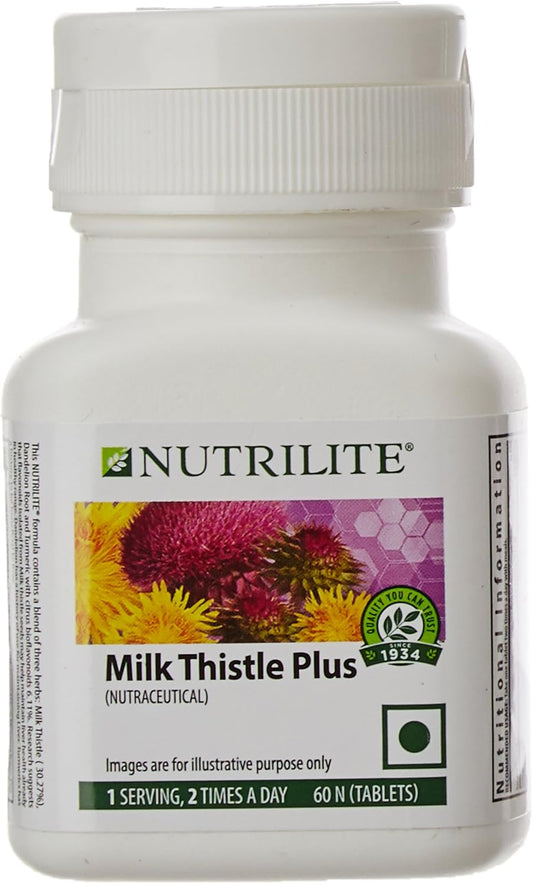 Natural Liver Support Supplement - NUTRILITE Milk Thistle Plus 60 Capsules
