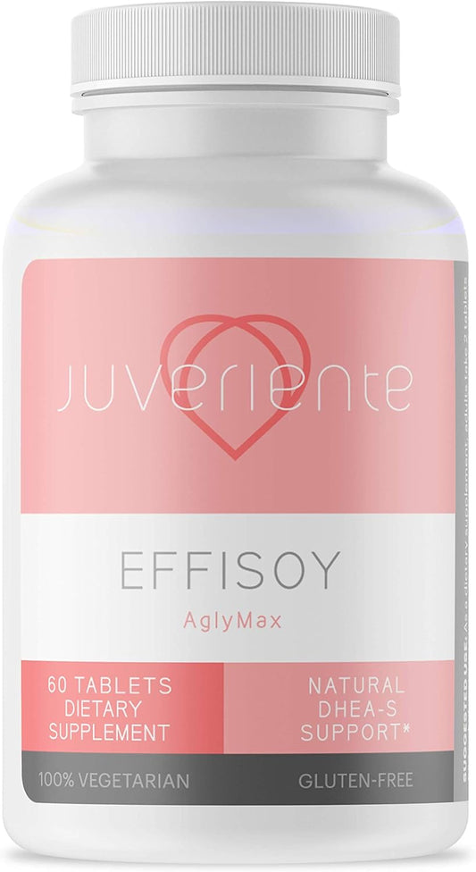 Natural Menopause Relief Supplement - Juveriente® Effisoy® AM/PM with Japanese Dietary Therapy - 60 Tablets