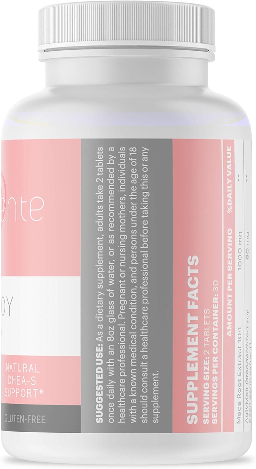 Natural Menopause Relief Supplement - Juveriente® Effisoy® AM/PM with Japanese Dietary Therapy - 60 Tablets