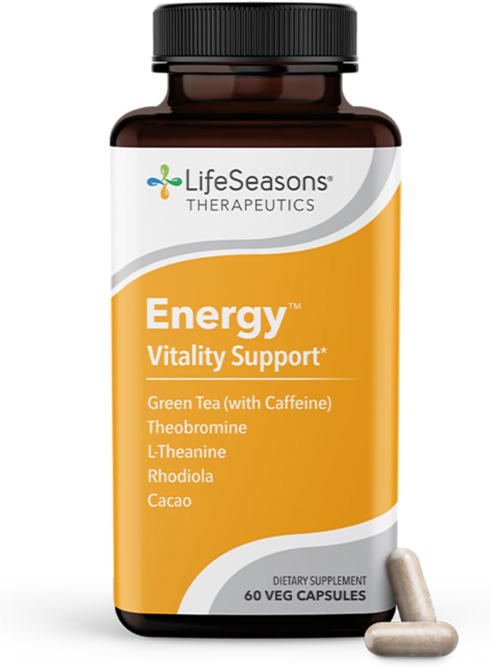 Natural Metabolism and Energy Booster Supplement with Green Tea, Coffee Bean, Chromium, Cacao, and Theobromine for Weight Control - 130 Capsules