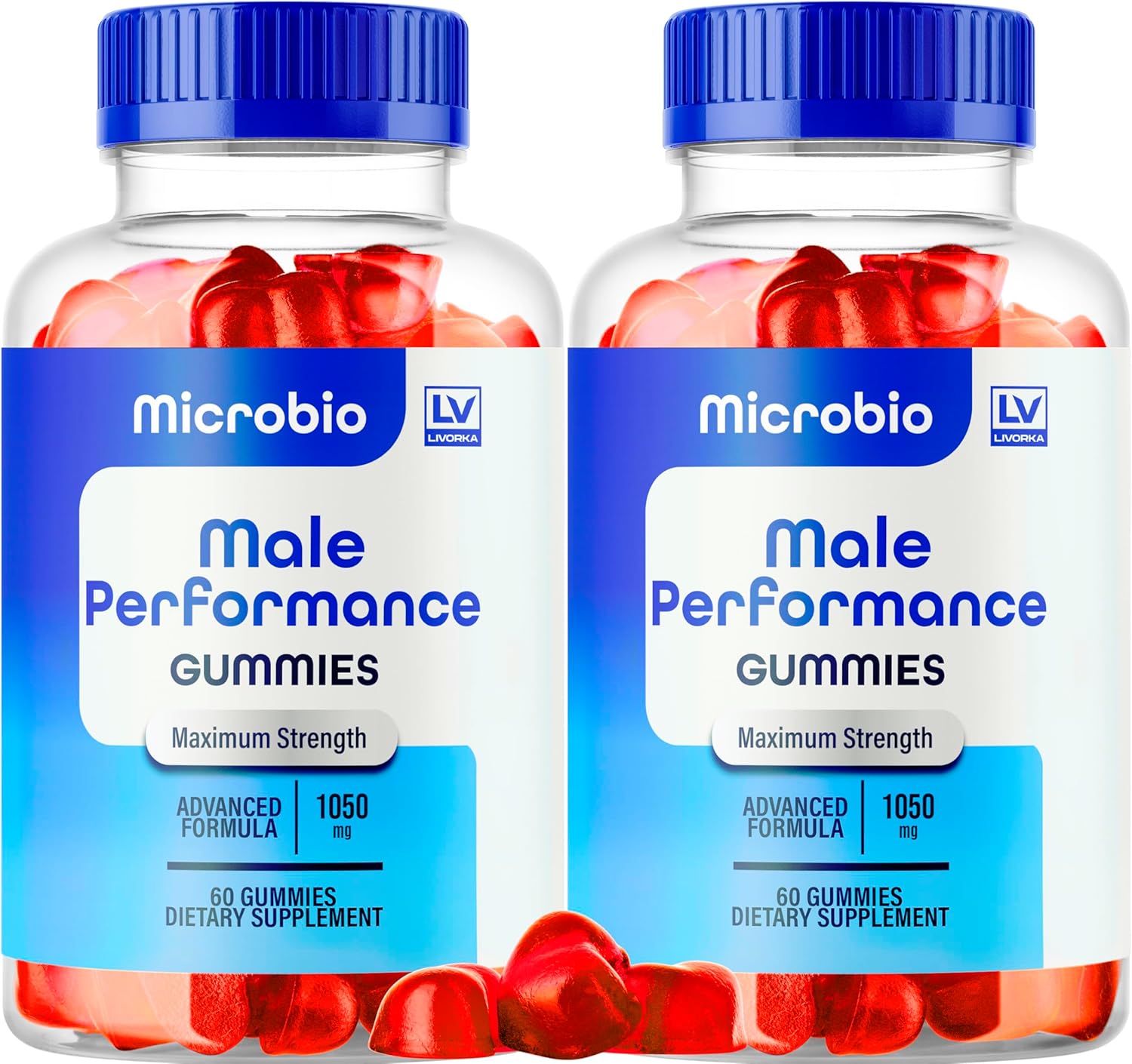 Natural Microbio ME Gummies for Men - 2 Month Supply of 120 Gummies