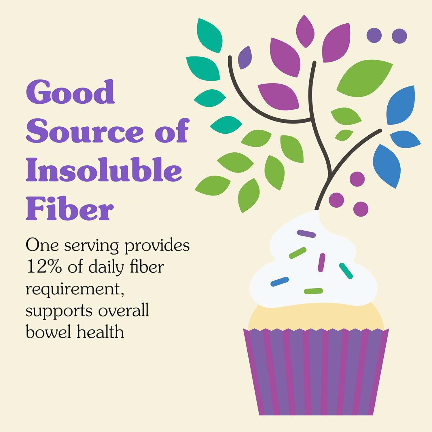 Natural Non-GMO Oat Fiber Powder for Digestive Health - 1 lb