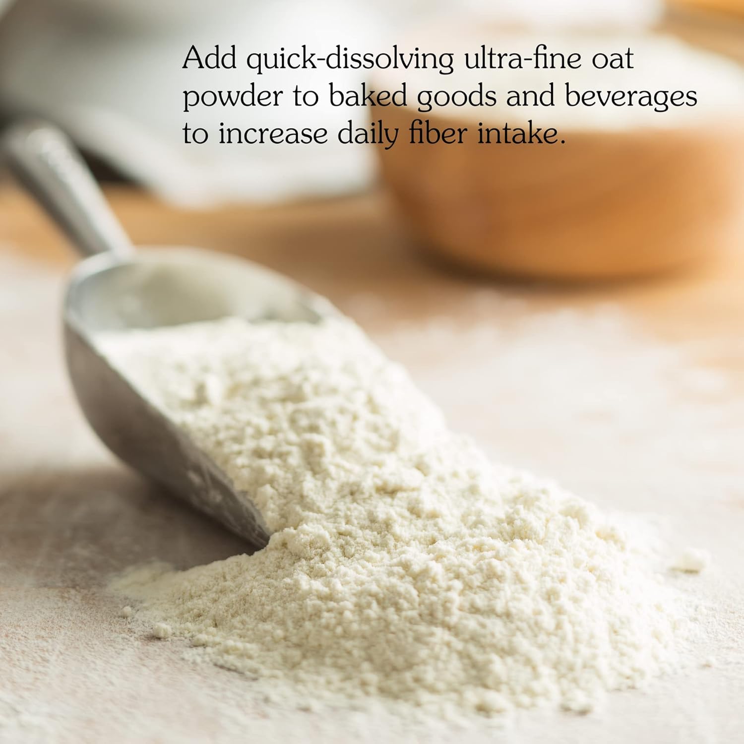 Natural Non-GMO Oat Fiber Powder for Digestive Health - 1 lb
