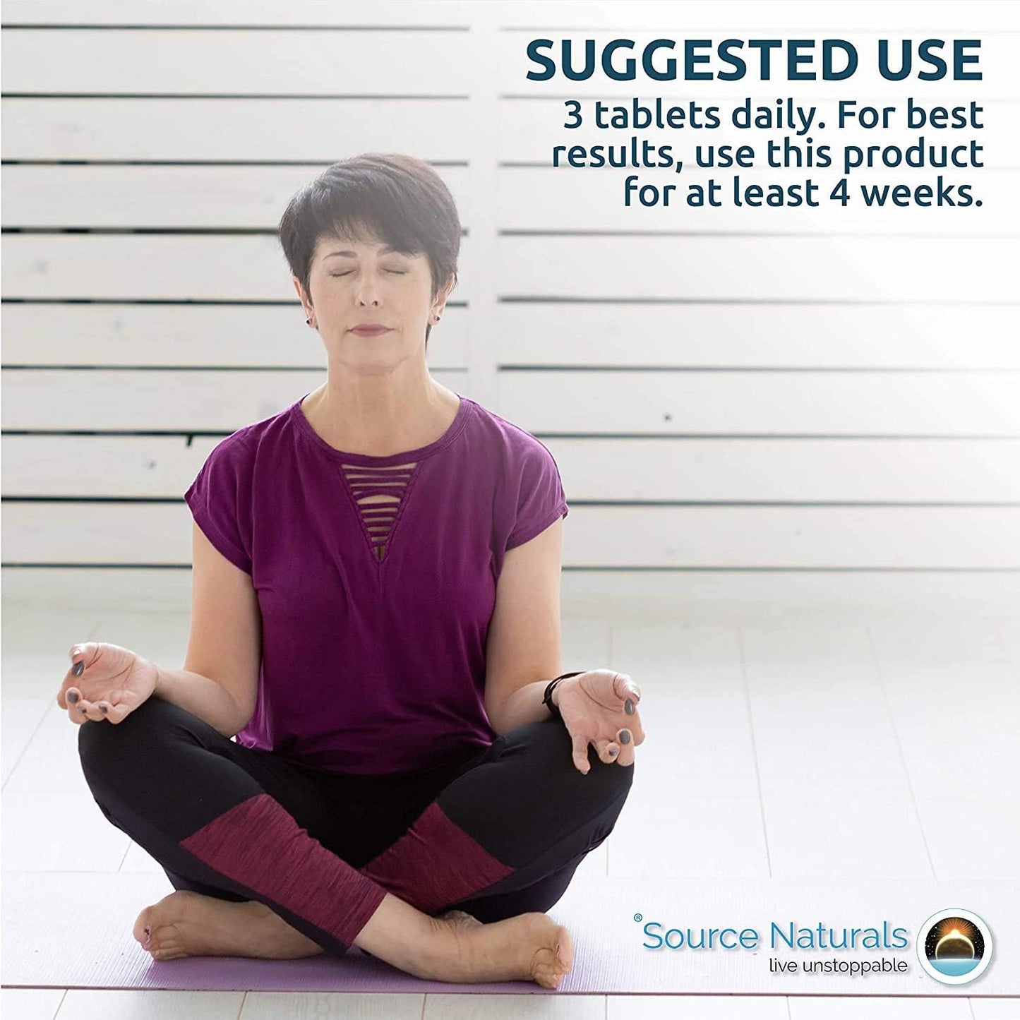 Natural Non-GMO Soy Tablets for Menopause Hot Flash Relief - 45 Count