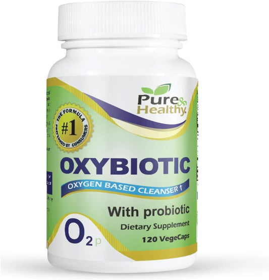 Natural Oxybiotic Colon Cleanser for a Pure and Healthy Gut (120 Capsules)