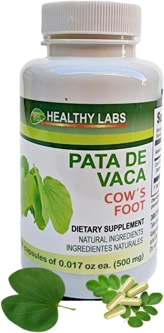 Natural Pata de Vaca (Cows Foot Herb) Superfood Capsules - 90 Count (500 mg) by vidaherbal