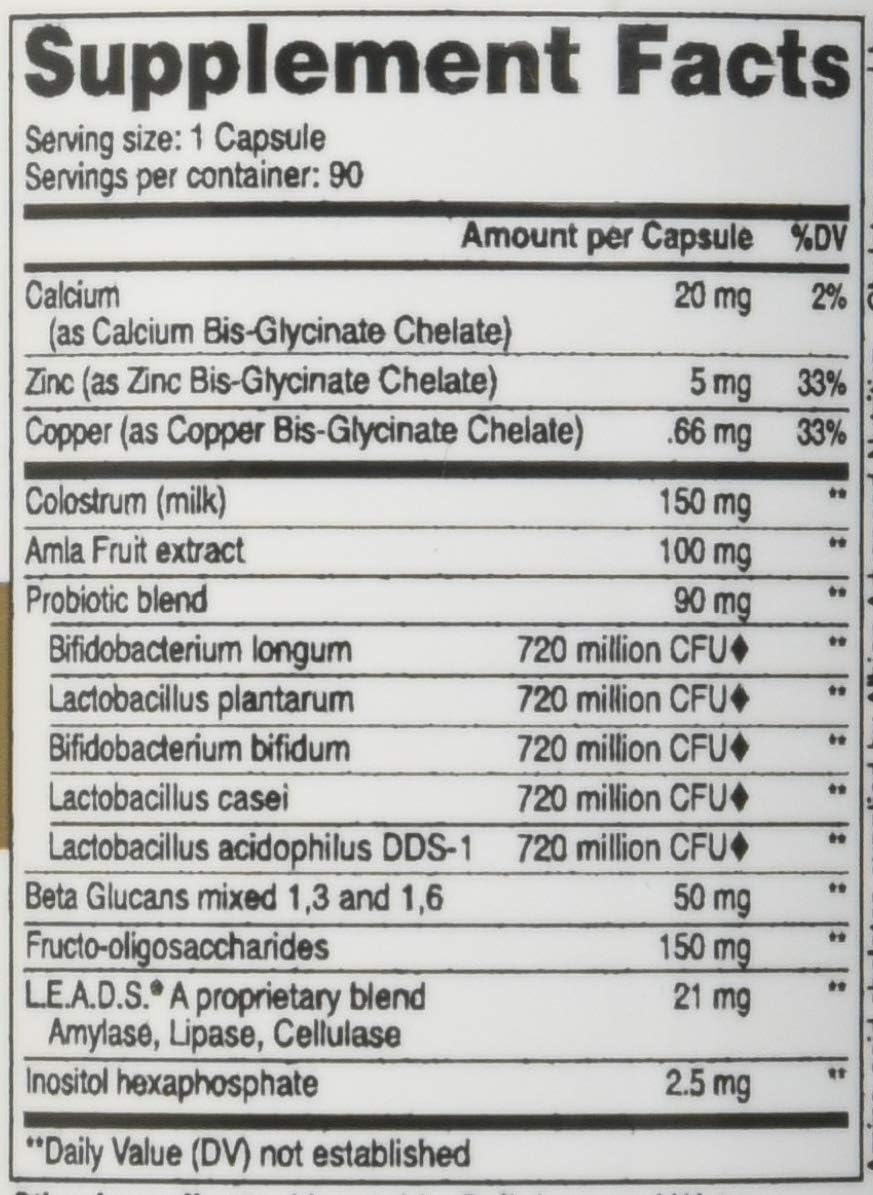 Natural Probiotics for Men, Women, and Kids - Immune System Support Supplement - Supports Digestive Health - Probiotic and Prebiotic - 90 Capsules by NWC Naturals