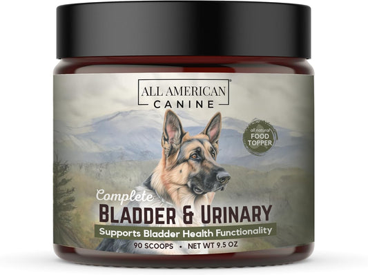 Natural Protein-Enriched Powdered Cranberry Dog Food Topper - Supports Urinary Health - 90 Servings