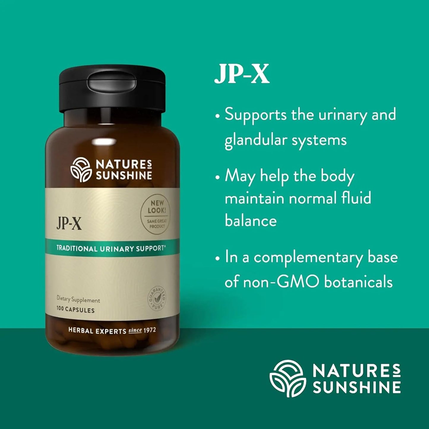 Natural Relief: Nature's Sunshine JP-X Herbal Formula - 100 Capsules for Joint & Muscle Support