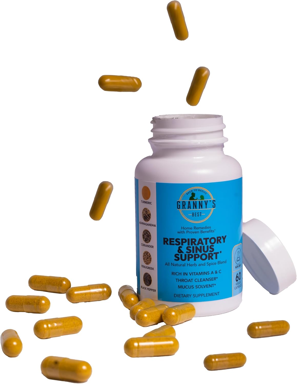 Natural Respiratory and Sinus Support by Granny's Best™