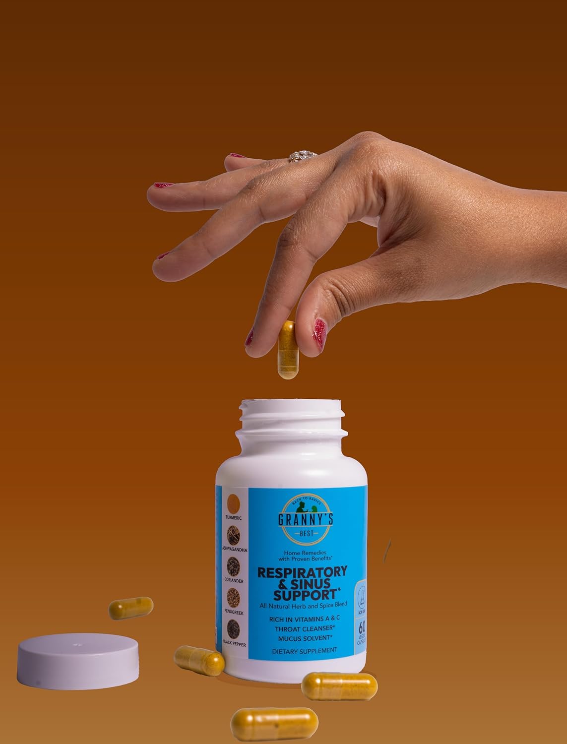 Natural Respiratory and Sinus Support by Granny's Best™