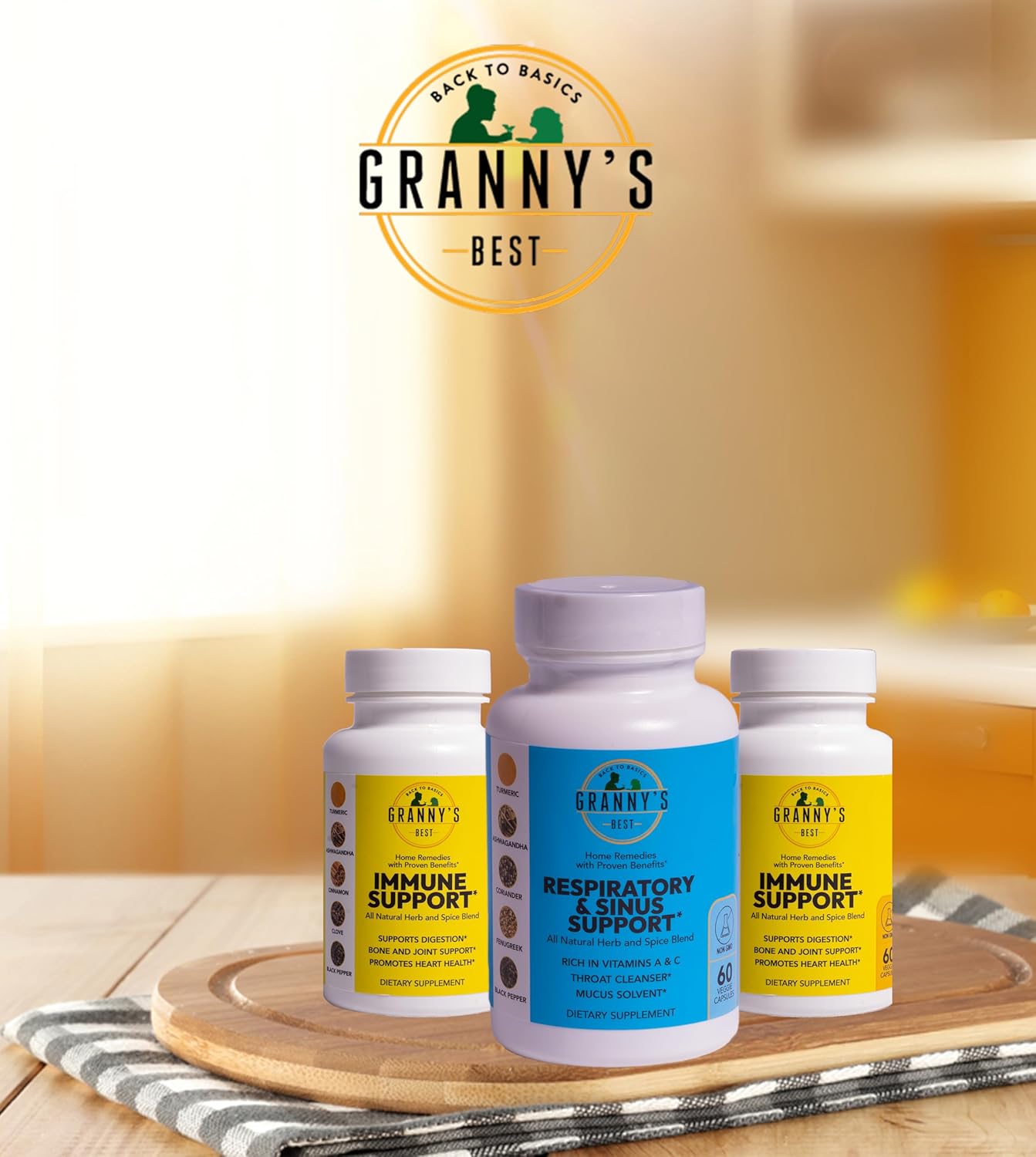 Natural Respiratory and Sinus Support by Granny's Best™